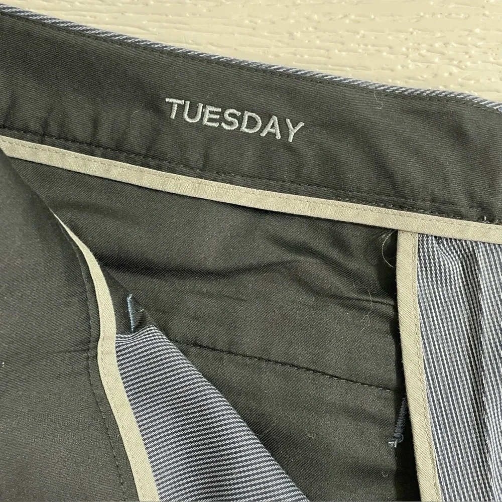 Bonobos Men’s Tuesday Pants Size 38x30 Straight‎ Navy Micro Houndstooth Trousers